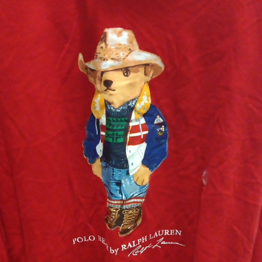 Polo by Ralph Lauren Red Bear Hoodie - Picture 3 of 4